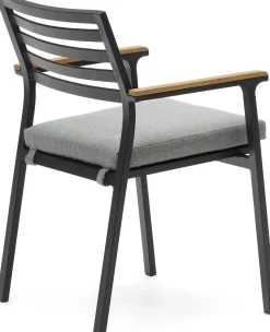 Tuinstoelen-Kave Home Bona Tuinstoel Zwart