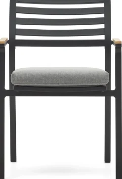 Tuinstoelen-Kave Home Bona Tuinstoel Zwart