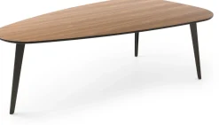 Houten Eettafels|Organische Eettafels-Leolux Bondi Eettafel Bruin