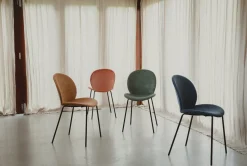 Eetkamerstoelen Zonder Armleuning-Zuiver Bonnet (set van 2) Eetkamerstoel Green