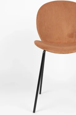 Eetkamerstoelen Zonder Armleuning-Zuiver Bonnet (set van 2) Eetkamerstoel Terra Cotta