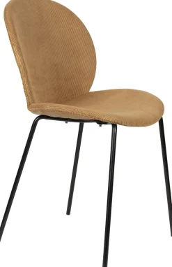 Kuipstoelen|Eetkamerstoelen Zonder Armleuning-Zuiver Bonnet (set van 2) Eetkamerstoel Ochre