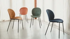 Kuipstoelen|Eetkamerstoelen Zonder Armleuning-Zuiver Bonnet (set van 2) Eetkamerstoel Ochre