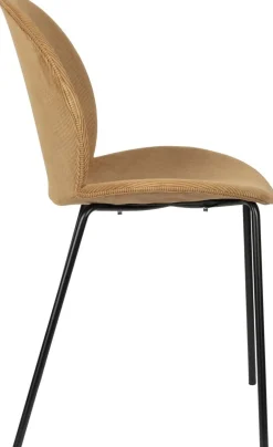 Kuipstoelen|Eetkamerstoelen Zonder Armleuning-Zuiver Bonnet (set van 2) Eetkamerstoel Ochre