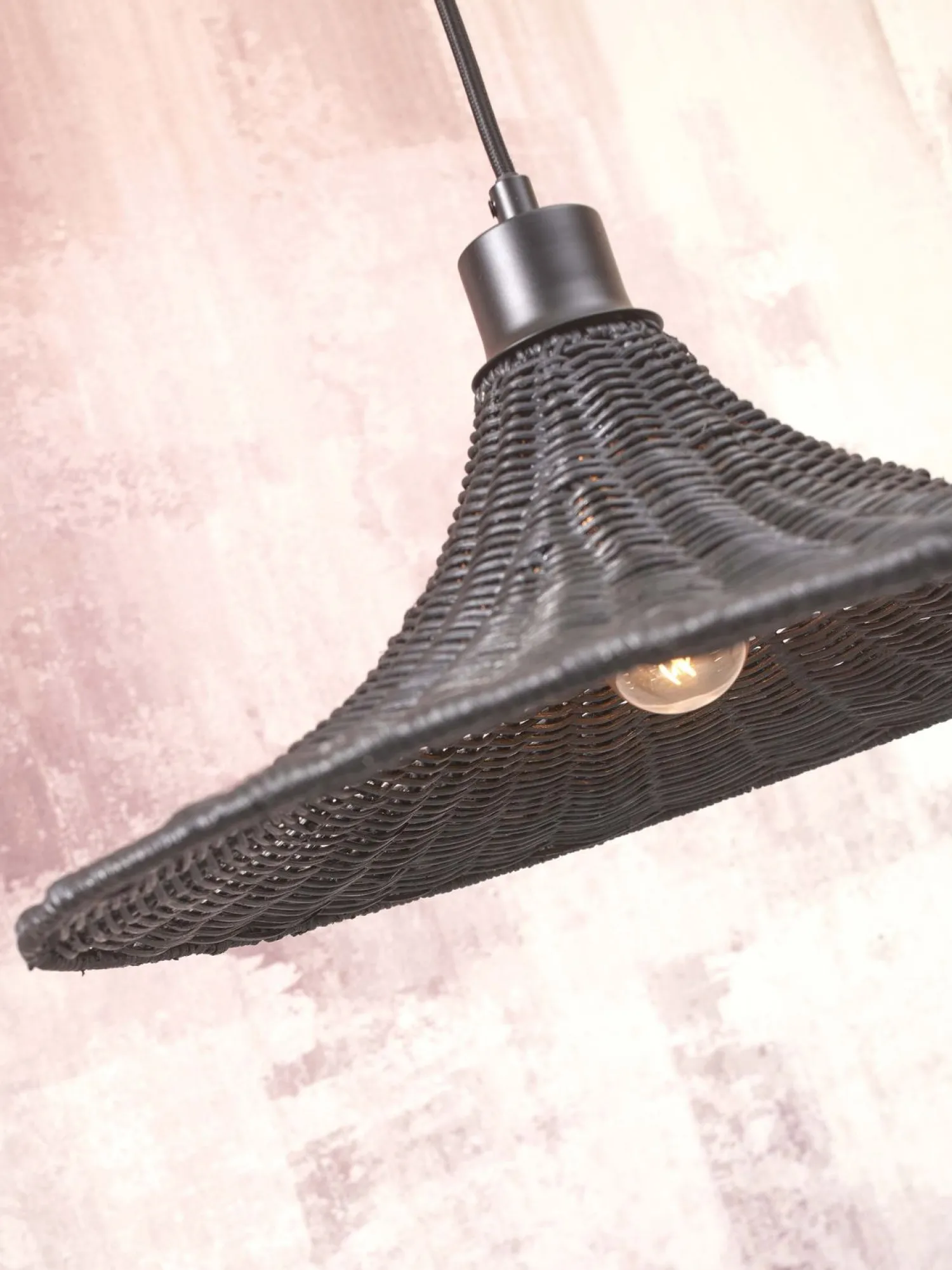 Industriële Hanglampen|Industriële Hanglampen-Good&Mojo Borabora S Hanglamp Black