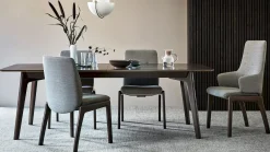 Houten Eettafels|Uitschuifbare Eettafels-Stressless Bordeaux Eettafel Zwart