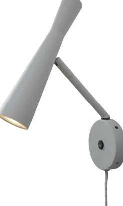 Industriële Wandlampen|Wandlampen-It's about RoMi Bordeaux Wandlamp Light Grey
