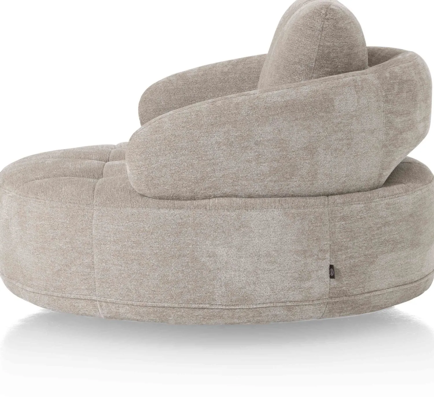 Ronde Fauteuils-Henders en Hazel Borgia Draaifauteuil Champagne