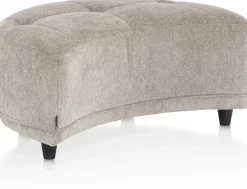 Hockers|Poefs-Henders en Hazel Borgia Hocker Champagne