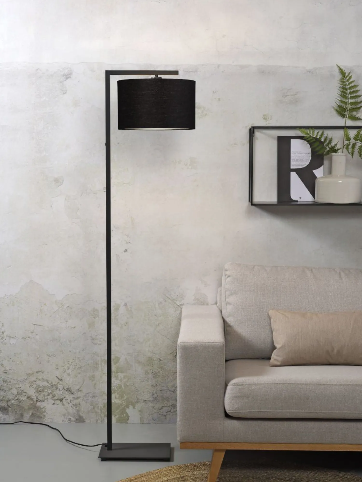 Vloerlampen|Vloerlampen-It's about RoMi Boston S Vloerlamp Black