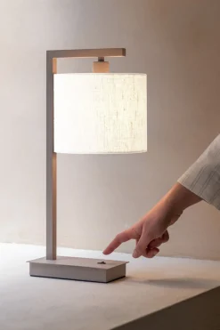Moderne Tafellampen|Tafellampen-It's about RoMi Boston Tafellamp Sand, White