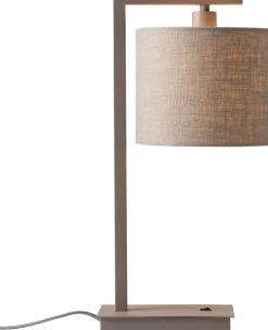 Moderne Tafellampen|Tafellampen-It's about RoMi Boston Tafellamp Sand, Light Linen