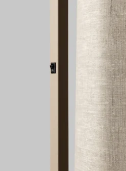Moderne Vloerlampen|Vloerlampen-It's about RoMi Boston Vloerlamp Sand, Light Linen
