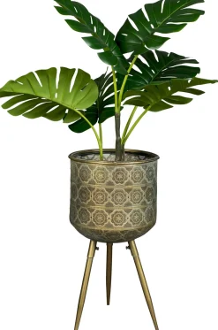 Vazen & Potten-Dutchbone Botanique Planthouder goud