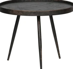 Houten Bijzettafels|Ronde Bijzettafels-WOOOD Bounds Bijzettafel Antique Gold
