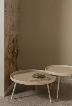 Houten Bijzettafels|Ronde Bijzettafels-WOOOD Bounds Bijzettafel Naturel