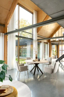 Eetkamerstoelen Met Armleuning-Henders en Hazel Bovina Armstoel Creme