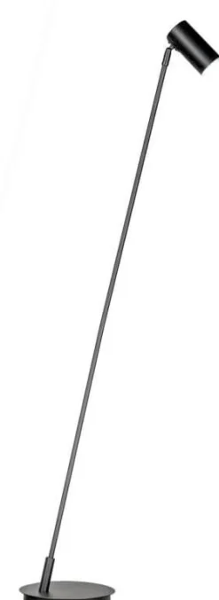 Industriële Vloerlampen|Vloerlampen-Eijerkamp Collectie Bowie Vloerlamp Zwart