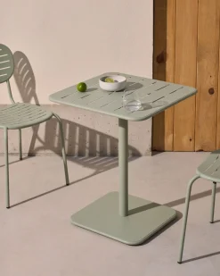 Tuintafels-Kave Home Brai Outdoor Bistrotafel Turquoise