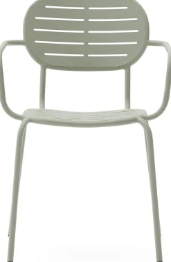Tuinstoelen-Kave Home Brai Tuin Armstoel Turquoise