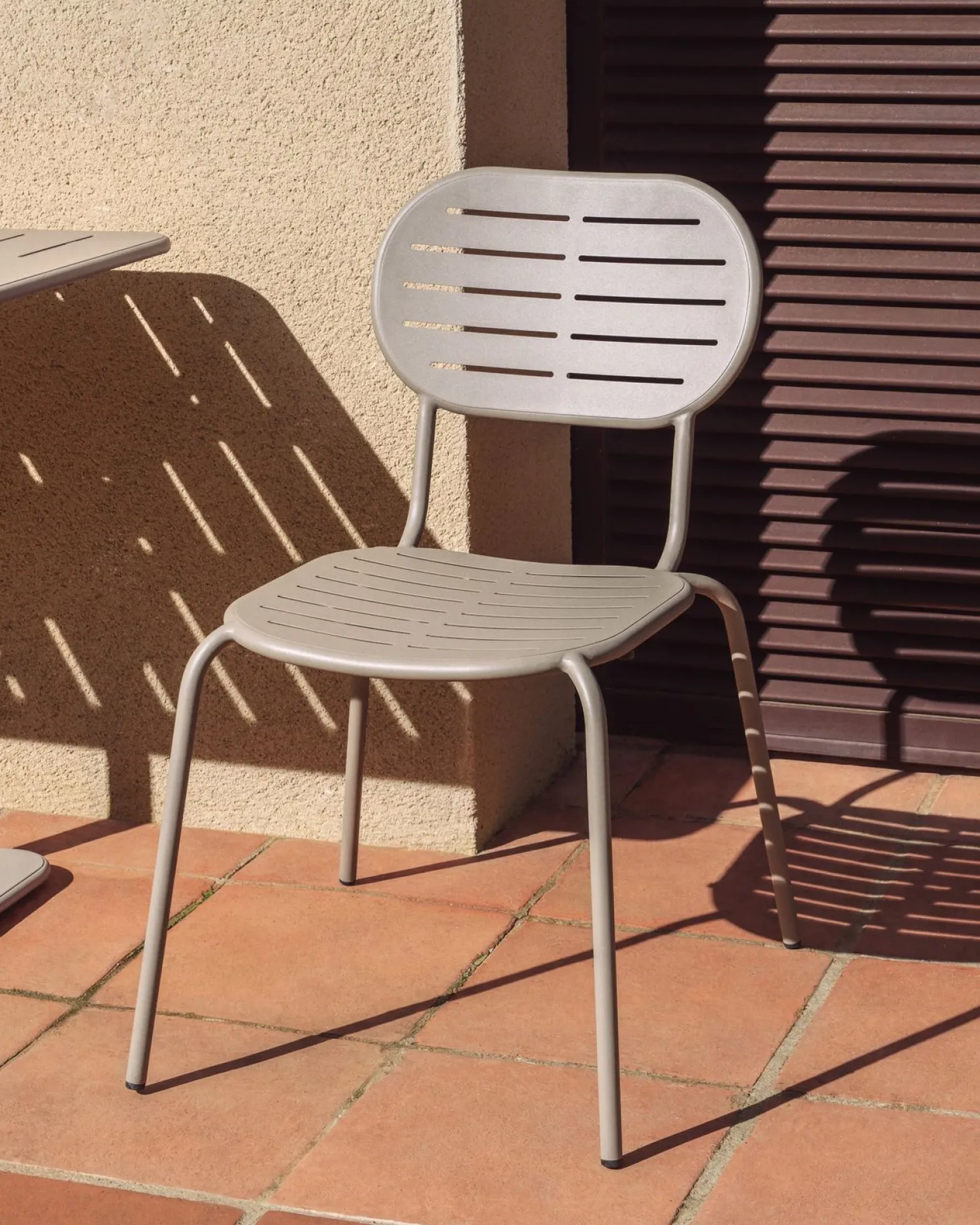 Tuinstoelen-Kave Home Brai Tuinstoel Taupe