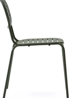 Tuinstoelen-Kave Home Brai Tuinstoel Donkergroen