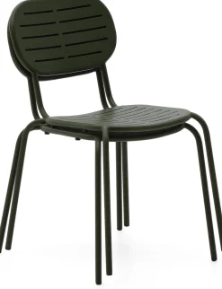 Tuinstoelen-Kave Home Brai Tuinstoel Donkergroen