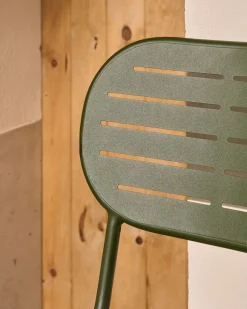Tuinstoelen-Kave Home Brai Tuinstoel Donkergroen