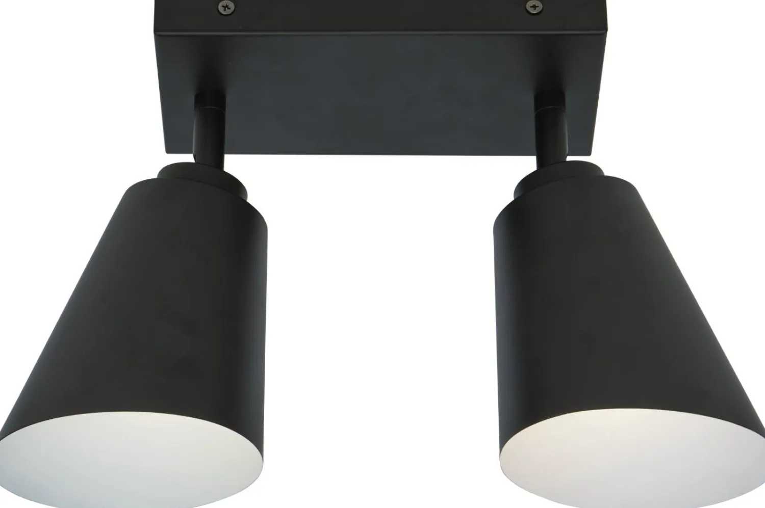 Industriële Plafondlampen|Plafondlampen-It's about RoMi Bremen 2 spots Plafondlamp Black