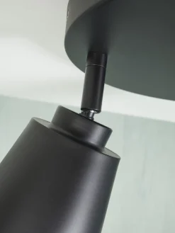 Industriële Plafondlampen|Plafondlampen-It's about RoMi Bremen 3 spots Plafondlamp Black