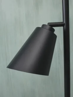 Industriële Vloerlampen|Vloerlampen-It's about RoMi Bremen 2 spots Vloerlamp Black