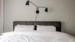 Industriële Wandlampen|Wandlampen-It's about RoMi Bremen 2 spots Wandlamp Black
