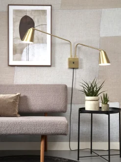 Wandlampen|Wandlampen-It's about RoMi Bremen 2 spots Wandlamp Gold