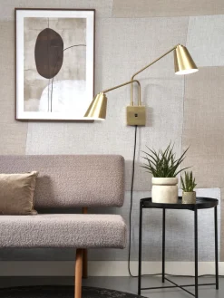 Wandlampen|Wandlampen-It's about RoMi Bremen 2 spots Wandlamp Gold