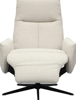 Draaifauteuils-Trendhopper Brenn Relaxfauteuil Beige
