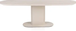 Ovale Eettafels-XOOON Brianto Eettafel Creme