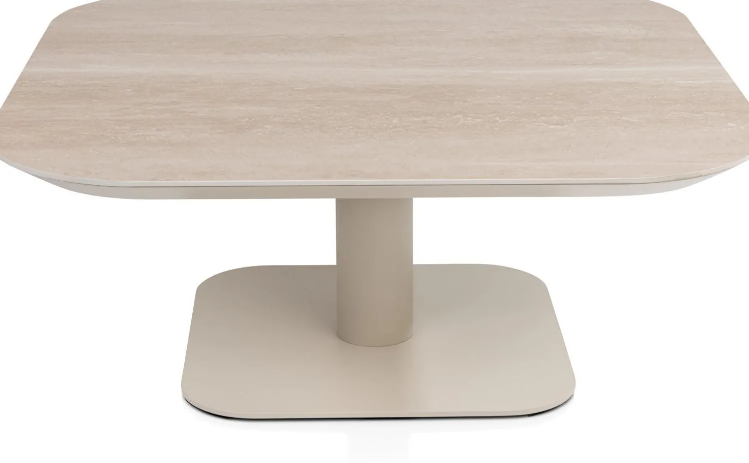Vierkante Salontafels-XOOON Brianto Salontafel Creme