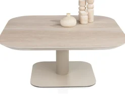 Vierkante Salontafels-XOOON Brianto Salontafel Creme