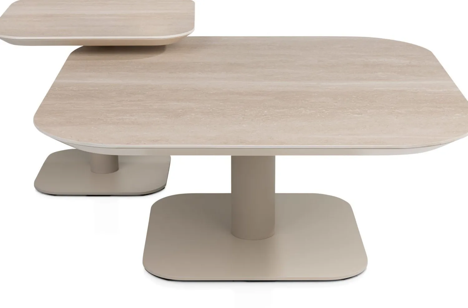 Vierkante Salontafels-XOOON Brianto Salontafel Creme
