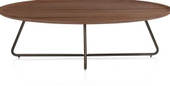 Ovale Salontafels-XOOON Brianza Salontafel Bruin