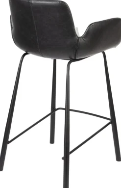 Leren Barkrukken|Barkrukken Met Armleuning-Zuiver Brit LL (set van 2) Barkruk Black