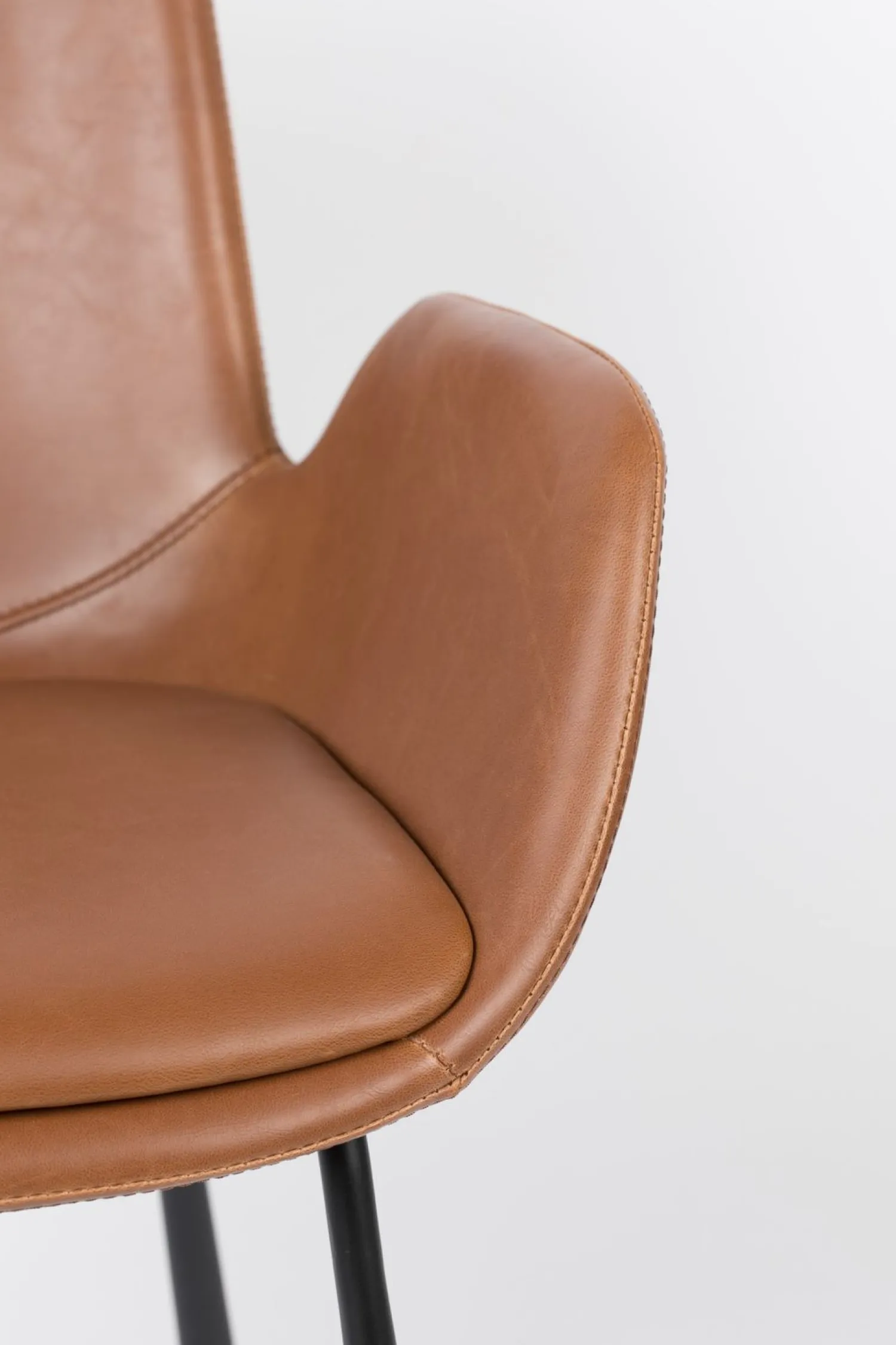 Eetkamerstoelen Met Armleuning-Zuiver Brit (set van 2) Eetkamerstoel Brown