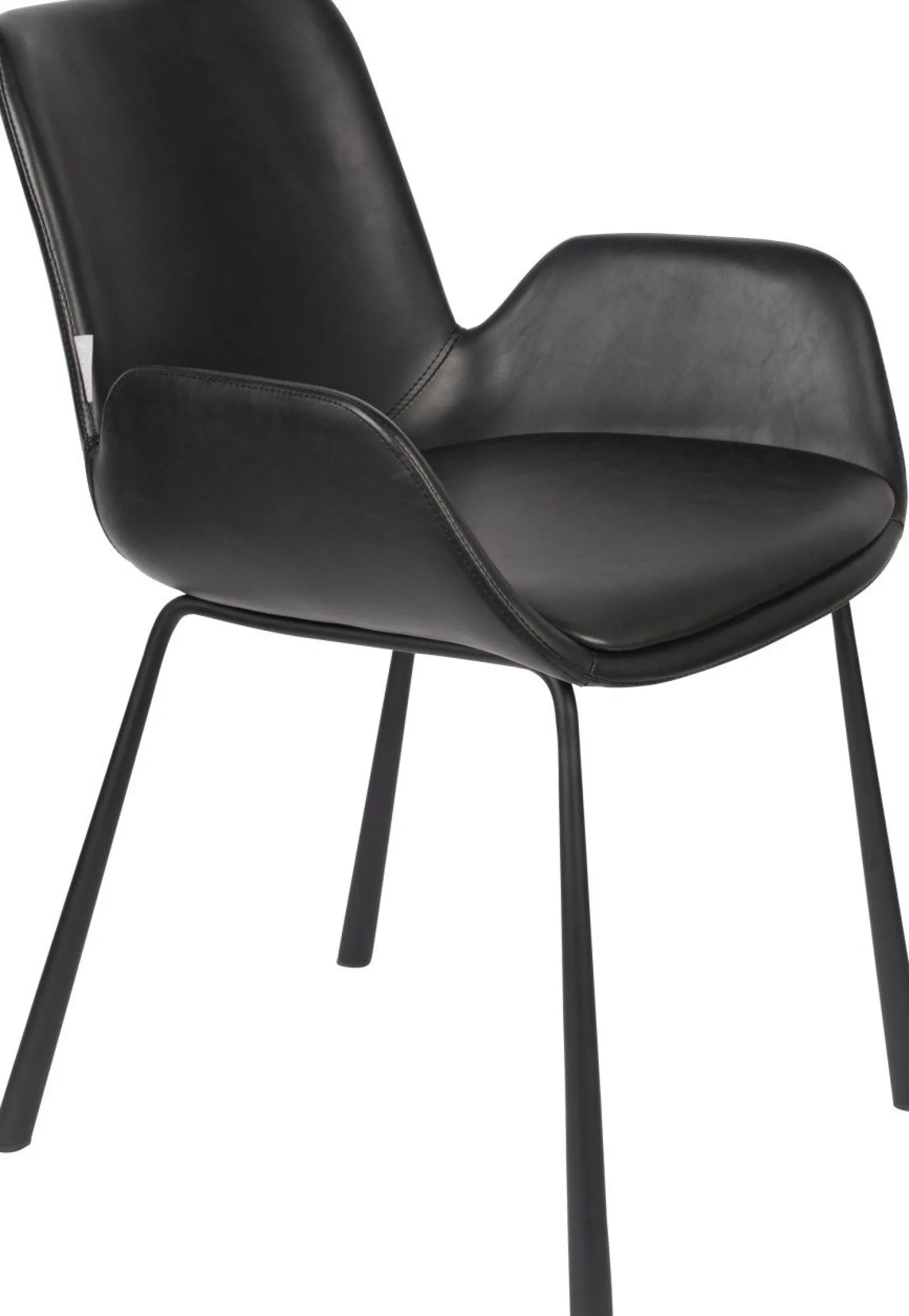 Eetkamerstoelen Met Armleuning-Zuiver Brit (set van 2) Eetkamerstoel Black