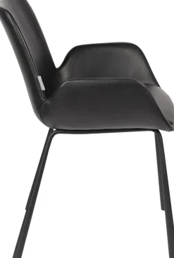 Eetkamerstoelen Met Armleuning-Zuiver Brit (set van 2) Eetkamerstoel Black