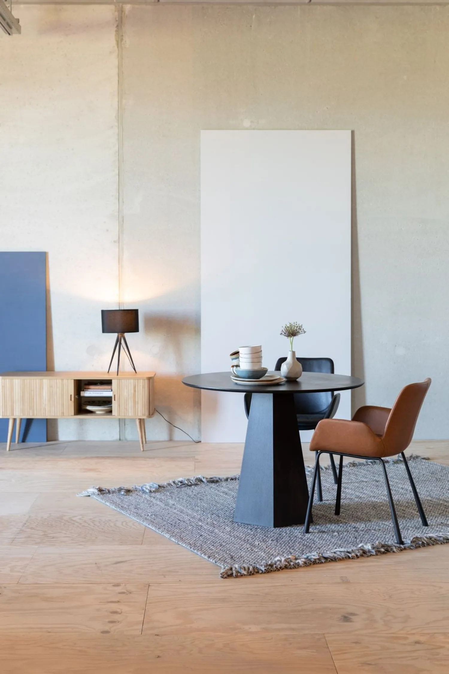 Eetkamerstoelen Met Armleuning-Zuiver Brit (set van 2) Eetkamerstoel Black