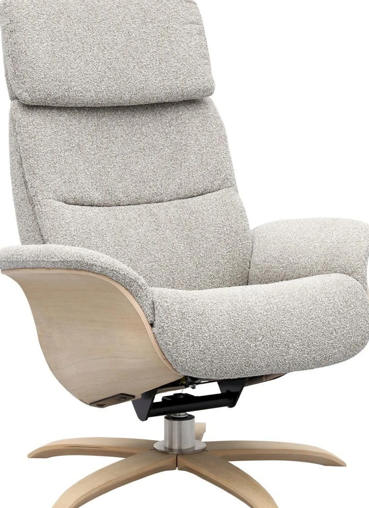 Draaifauteuils|Relaxfauteuils-Trendhopper Brixen Relaxfauteuil Grey
