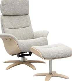 Draaifauteuils|Relaxfauteuils-Trendhopper Brixen Relaxfauteuil Grey