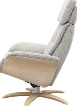 Draaifauteuils|Relaxfauteuils-Trendhopper Brixen Relaxfauteuil Grey