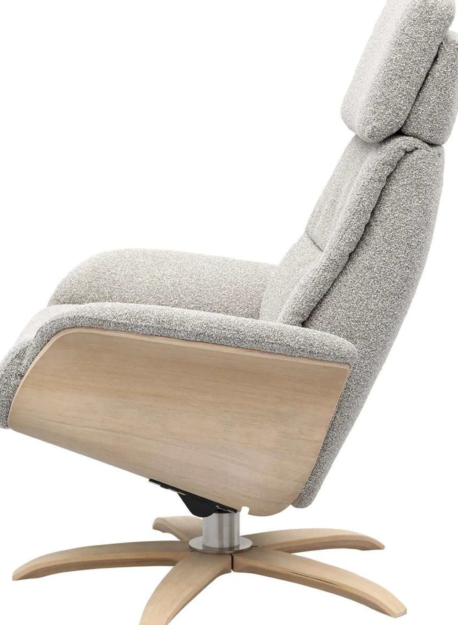 Draaifauteuils|Relaxfauteuils-Trendhopper Brixen Relaxfauteuil Grey
