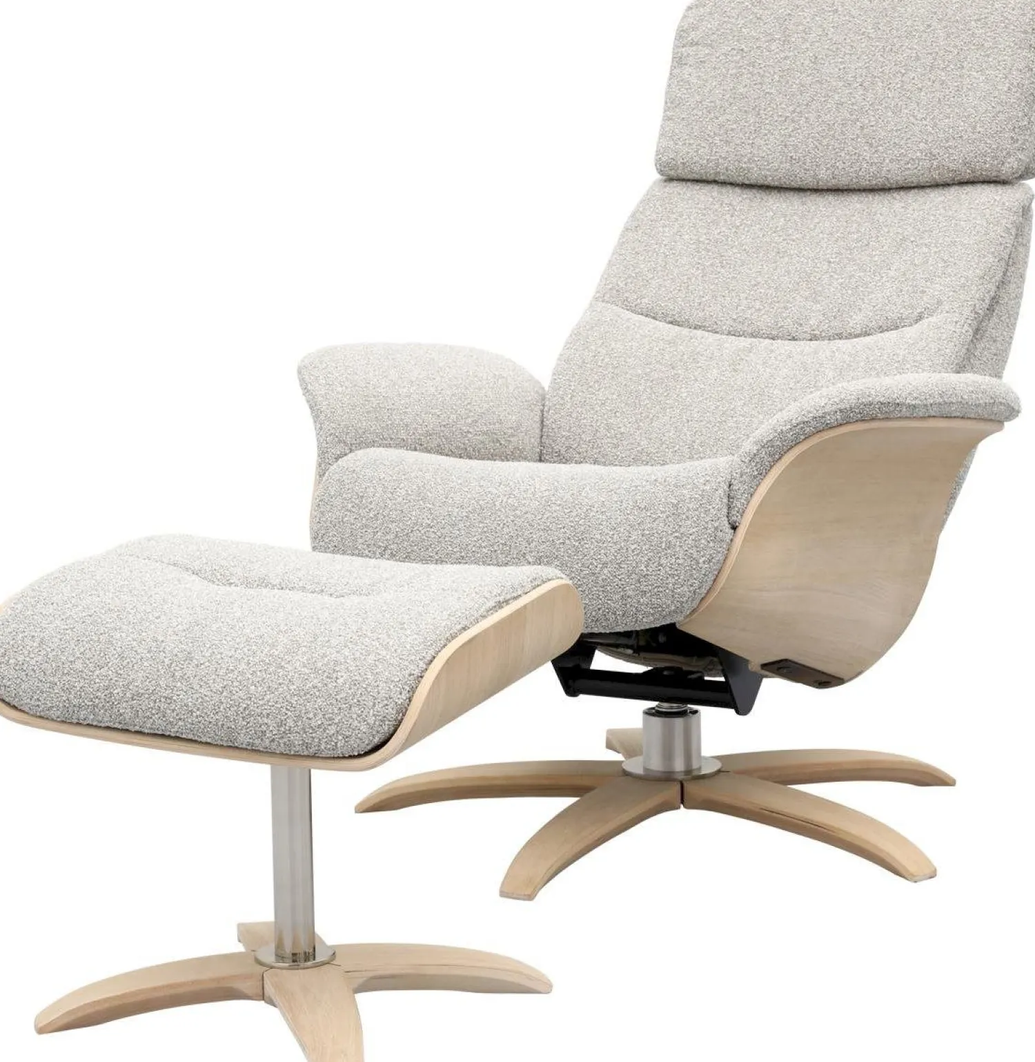 Draaifauteuils|Relaxfauteuils-Trendhopper Brixen Relaxfauteuil Grey